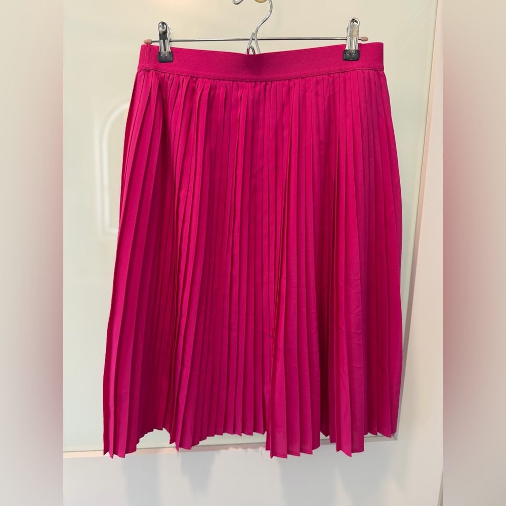 Vibrant Pink A-Line Skirt